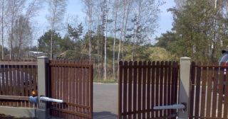 Купить распашные ворота из штакетника Вязьма, цена от 2698 руб.